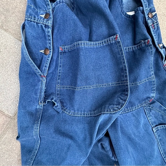 Big‎ Mac 46 Vintage Bib Overalls Country Outdoor Farmer Carpenter Grandpacore - Picture 9 of 14